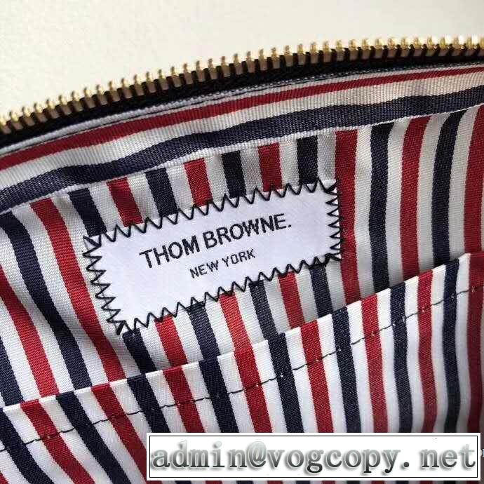 トムブラウン THOM BROWNE ポーチ 【2019年】夏のファッション 夏気分UP最新コレクション