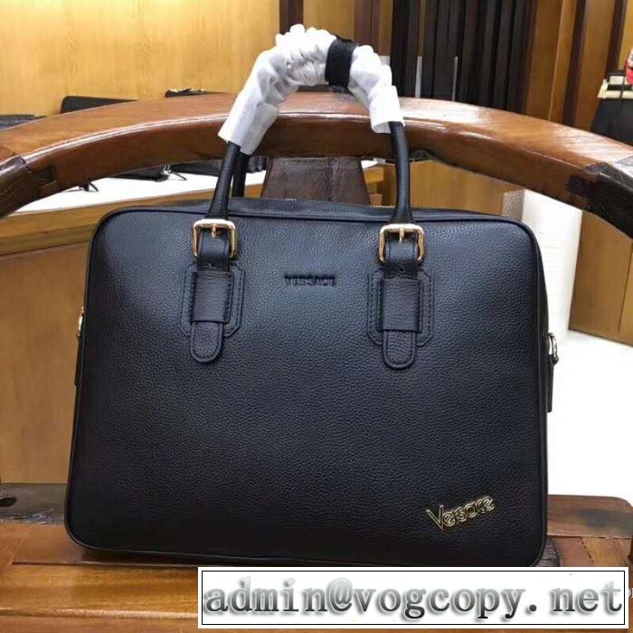 2019春夏の大注目トレンド 季節感をプラス人気商品 ヴェルサーチVERSACE ビジネスバッグ