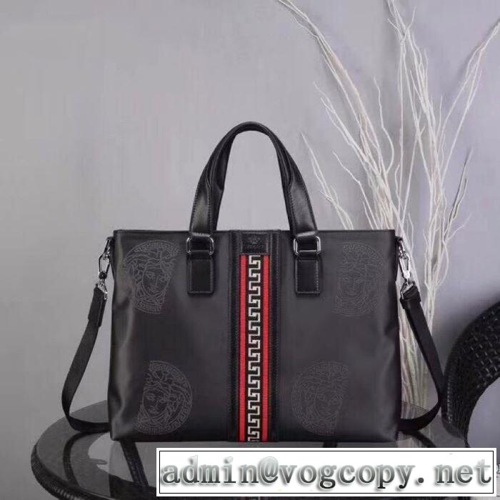 VERSACE OLYMPUSビジネスバッグ トート 先取り2019/2020秋冬ファッション ヴェルサーチ 激安 ハンドバッグ 高級レザー