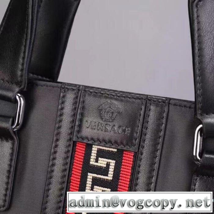 VERSACE OLYMPUSビジネスバッグ トート 先取り2019/2020秋冬ファッション ヴェルサーチ 激安 ハンドバッグ 高級レザー
