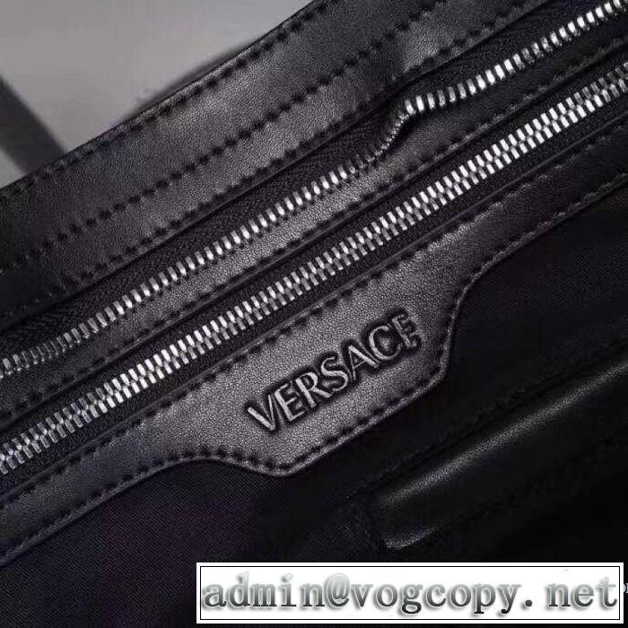 VERSACE OLYMPUSビジネスバッグ トート 先取り2019/2020秋冬ファッション ヴェルサーチ 激安 ハンドバッグ 高級レザー