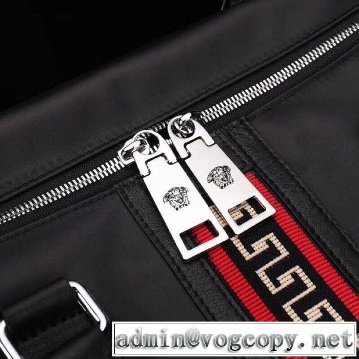 大容量お出かけ ヴェルサーチコピー ボストンバッグ レザービジネスカジュアル人気ランキング2019秋冬 VERSACE OLYMPUS GYM BAG