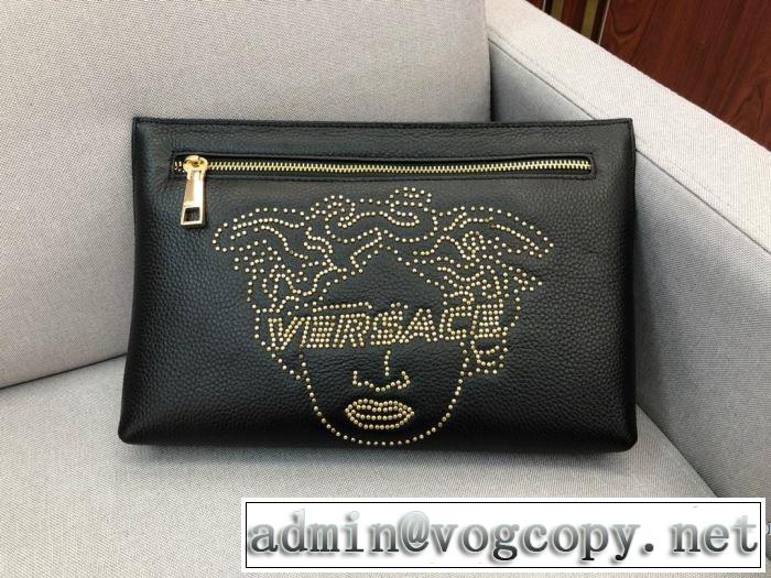 とにかく完璧ブランド新作 ヴェルサーチ 秋服コーデ2019年版 VERSACE  大胆なチェックの人気トレンド ポーチ