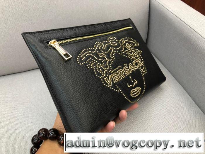 とにかく完璧ブランド新作 ヴェルサーチ 秋服コーデ2019年版 VERSACE  大胆なチェックの人気トレンド ポーチ