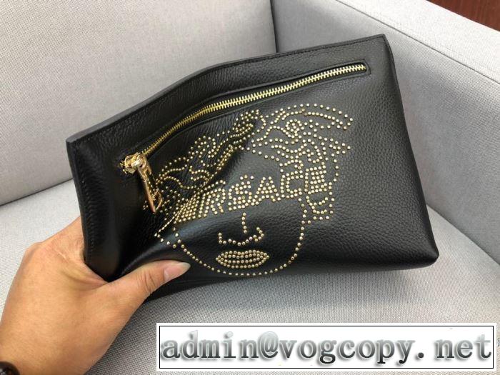 とにかく完璧ブランド新作 ヴェルサーチ 秋服コーデ2019年版 VERSACE  大胆なチェックの人気トレンド ポーチ