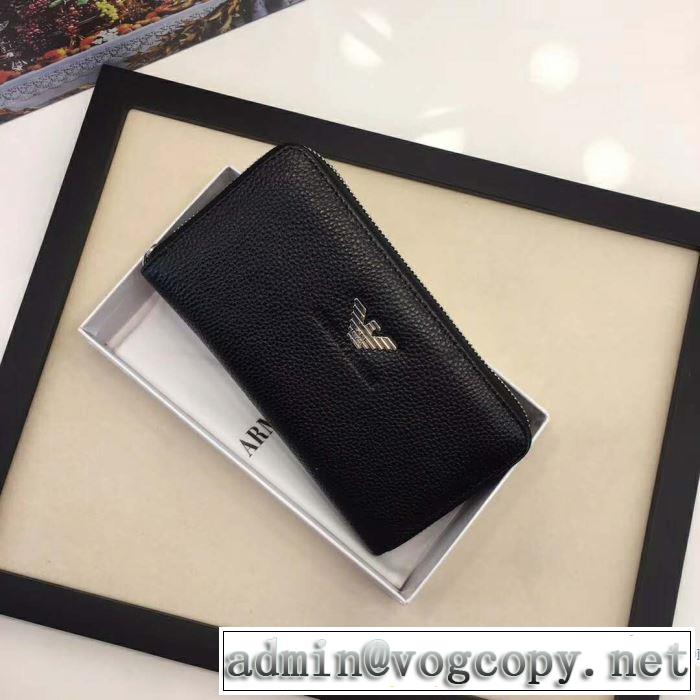 今季超激得2019人気流Armani アルマーニ 財布 評価高い レザー ロングウォレット 収納OK長財布 高級感をプラス 上品
