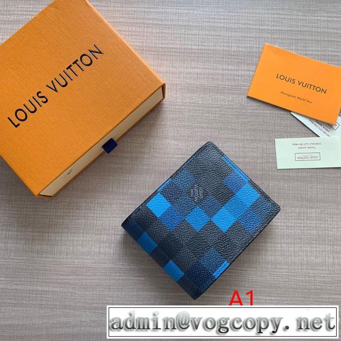 注目度が高まり最新コレクション 魅力的なカラー使い ルイ ヴィトン LOUIS VUITTON 財布 3色可選