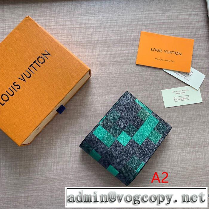 注目度が高まり最新コレクション 魅力的なカラー使い ルイ ヴィトン LOUIS VUITTON 財布 3色可選