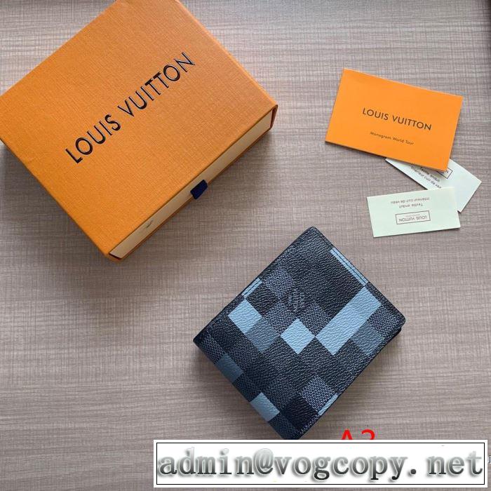 注目度が高まり最新コレクション 魅力的なカラー使い ルイ ヴィトン LOUIS VUITTON 財布 3色可選
