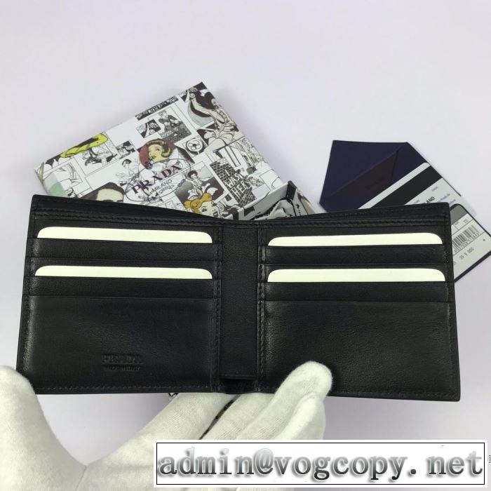 プラダ PRADA 財布 2色可選 2019春夏トレンドアイテム 爽やかカジュアル人気