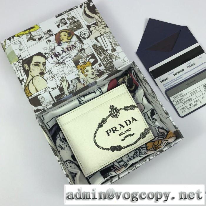 2019春夏人気トレンドアイテム 大人可愛いスタイル プラダ PRADA 財布 2色可選