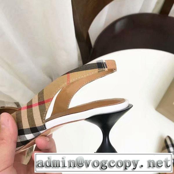 バーバリー BURBERRY ハイヒール 【2019春夏】最新コレクション 春夏シンプルファッションでOK！