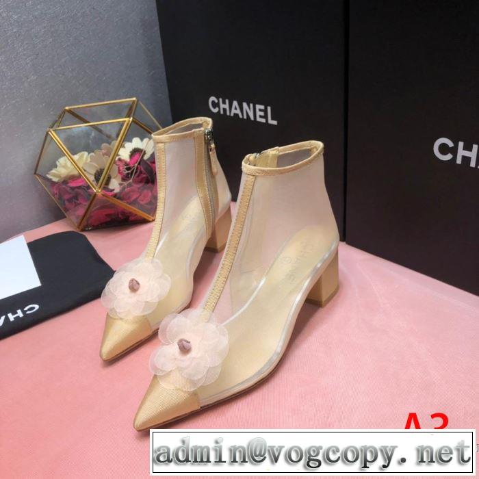 2019年春夏シーズンの人気 人気ストリートブランド新品 CH CH ハイヒール 3色可選