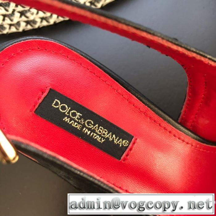 2019年春夏流行ファッション 大人の可愛さを引き立て ドルチェ＆ガッバーナ Dolce&Gabbana ハイヒール 3色可選