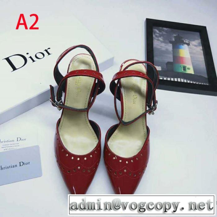 《2019年》今、注目のストリート 暑い季節も大活躍 ディオール DIOR ハイヒール 3色可選