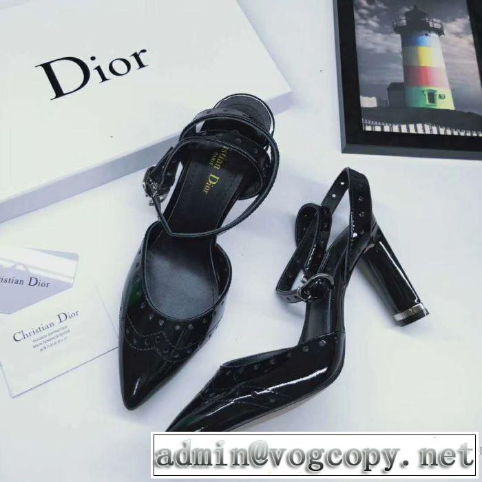 《2019年》今、注目のストリート 暑い季節も大活躍 ディオール DIOR ハイヒール 3色可選