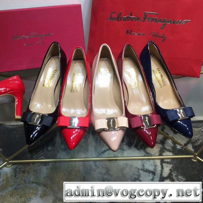 2019春夏も引き続きトレンド サルヴァトーレフェラガモ FERRAGAMO ハイヒール 多色可選 お洒落トレンド人気