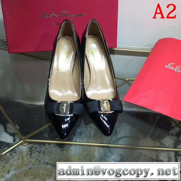 2019春夏も引き続きトレンド サルヴァトーレフェラガモ FERRAGAMO ハイヒール 多色可選 お洒落トレンド人気