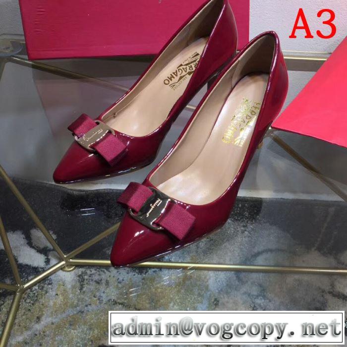 2019春夏も引き続きトレンド サルヴァトーレフェラガモ FERRAGAMO ハイヒール 多色可選 お洒落トレンド人気