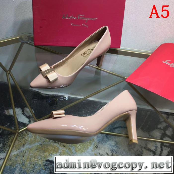 2019春夏も引き続きトレンド サルヴァトーレフェラガモ FERRAGAMO ハイヒール 多色可選 お洒落トレンド人気