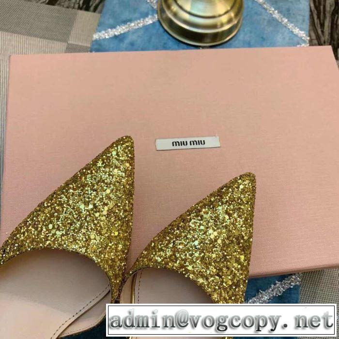 2019SSのトレンド商品 ミュウミュウ MIUMIU ハイヒール 2色可選 人気ストリートブランド新品