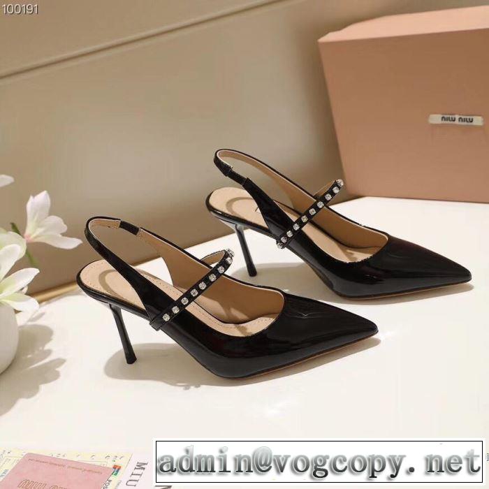 3色可選 ハイヒール ミュウミュウ MIUMIU 2019年春夏シーズンの人気 今季は特に注目ファション