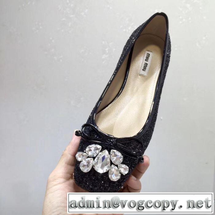 ミュウミュウ MIUMIU カジュアルシューズ3色可選 春夏の流行り2019新品 今年の夏は着こなし