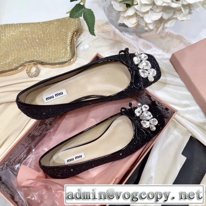 ミュウミュウ MIUMIU カジュアルシューズ3色可選 春夏の流行り2019新品 今年の夏は着こなし