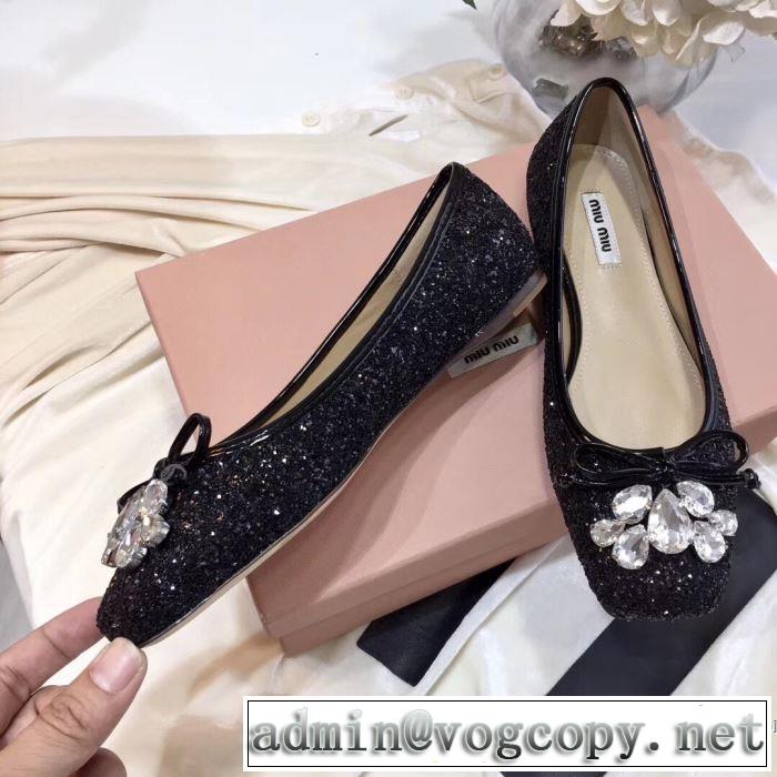 ミュウミュウ MIUMIU カジュアルシューズ3色可選 春夏の流行り2019新品 今年の夏は着こなし