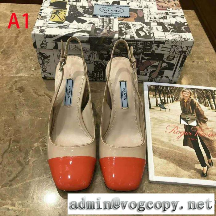 2019年の夏のマスト プラダ PRADA ハイヒール 3色可選 春夏のトレンドアイテム