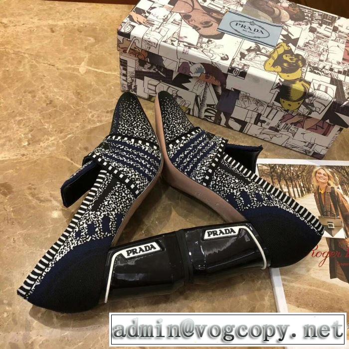 2019年春夏流行ファッション 大人の可愛さを引き立て プラダ PRADA ハイヒール 4色可選