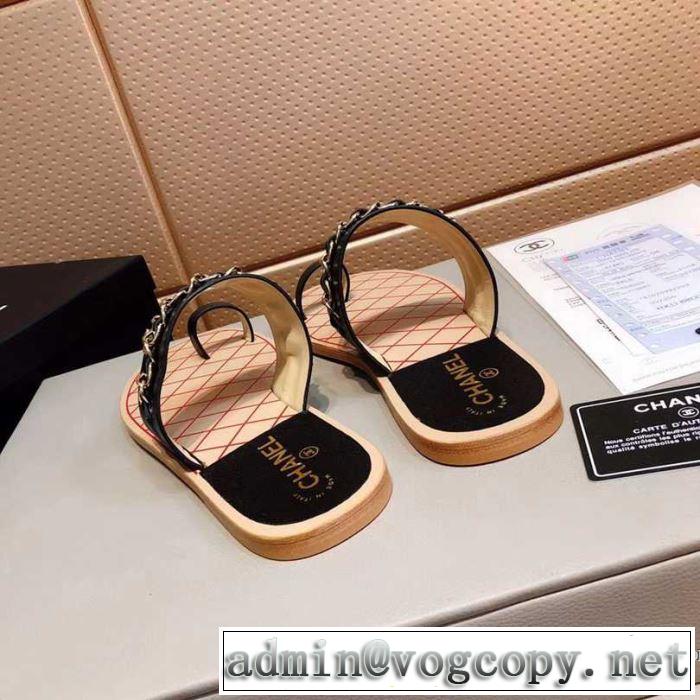 2019年春夏シーズンの人気 今季は特に注目ファション CH CH サンダル 2色可選