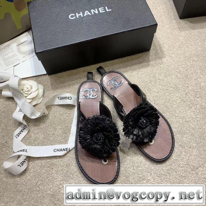 CH CH スリッパ 4色可選 2019春夏のトレンド新商品 魅力的なカラー使い