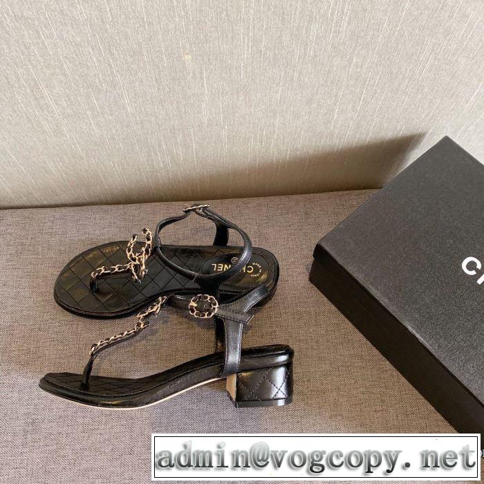 夏に良く似合うちょっと新品 CH CH サンダル 多色可選 2019春夏人気トレンドアイテム