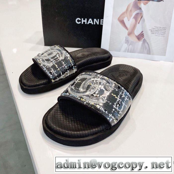 スリッパ 3色可選 2019年最新ファッション 春夏シンプルファッションでOK！ CH CH