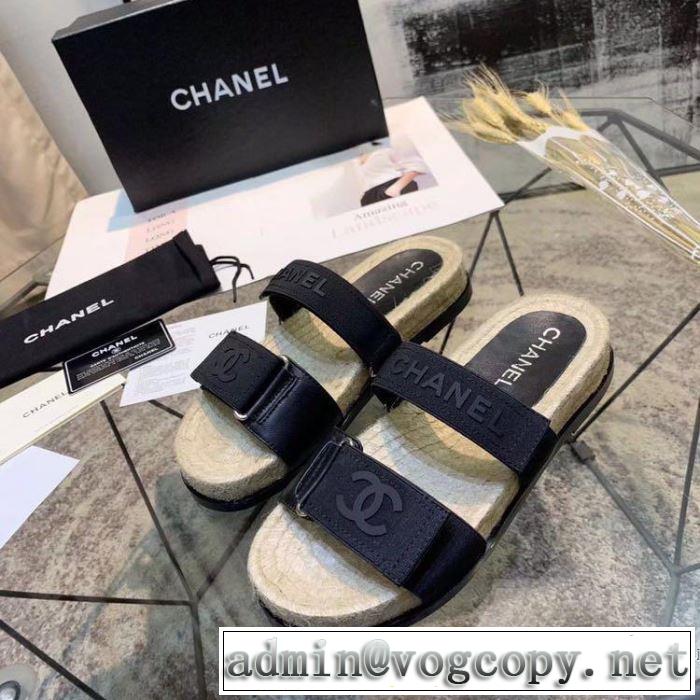 夏大人気のアイテム 【2019春夏】最新コレクション CH CH サンダル 多色可選