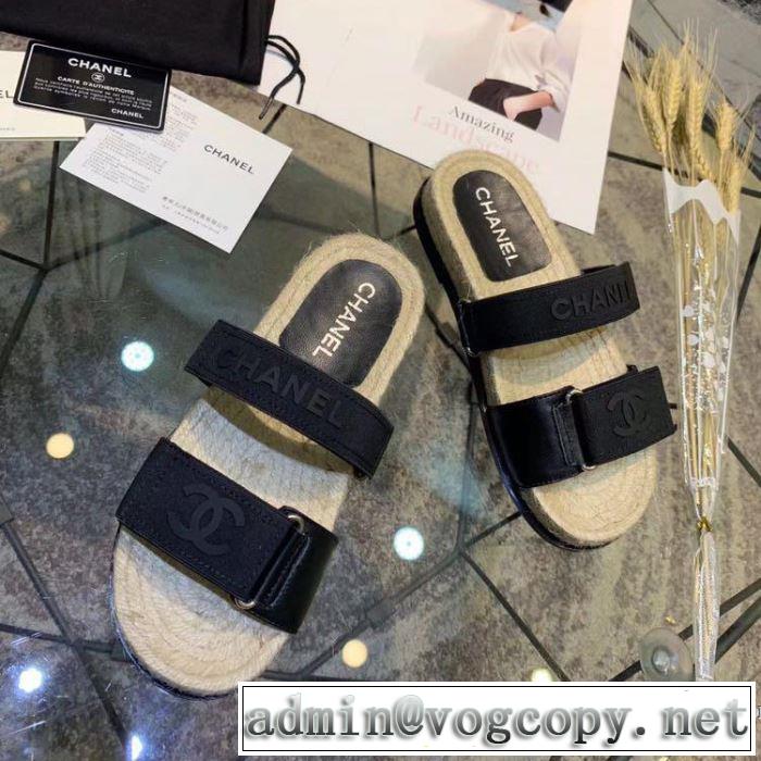 夏大人気のアイテム 【2019春夏】最新コレクション CH CH サンダル 多色可選