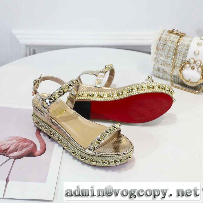 まずは定番！人気アイテム クリスチャンルブタン Christian Louboutin サンダル 春夏の流行り2019新品
