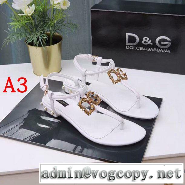 ドルチェ＆ガッバーナ Dolce&Gabbana サンダル 4色可選 2019年春夏のトレンドアイテム 今季流行りの人気新作