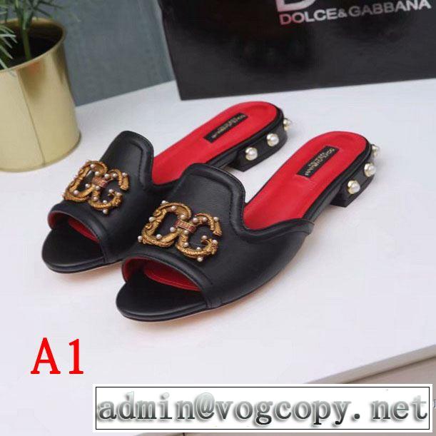 2019春夏も引き続きトレンド ドルチェ＆ガッバーナ Dolce&Gabbana サンダル 4色可選 目を引く春夏トップス