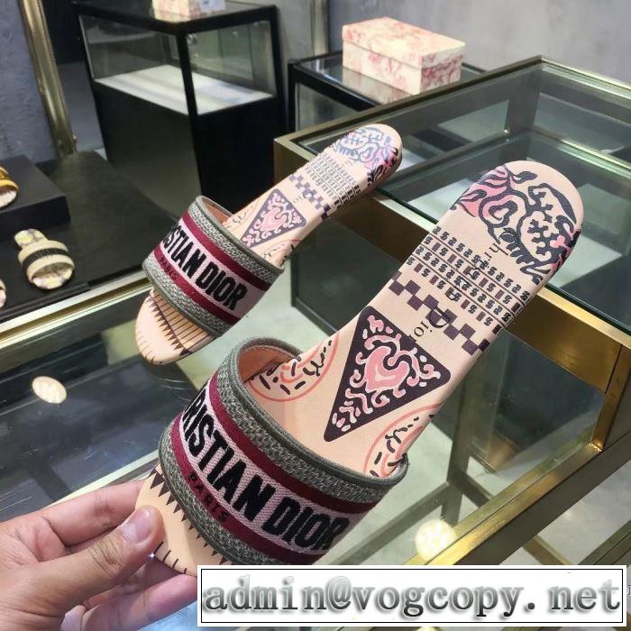 ディオール DIOR スリッパ 多色可選 2019年春夏のトレンドアイテム 高級感が好評です