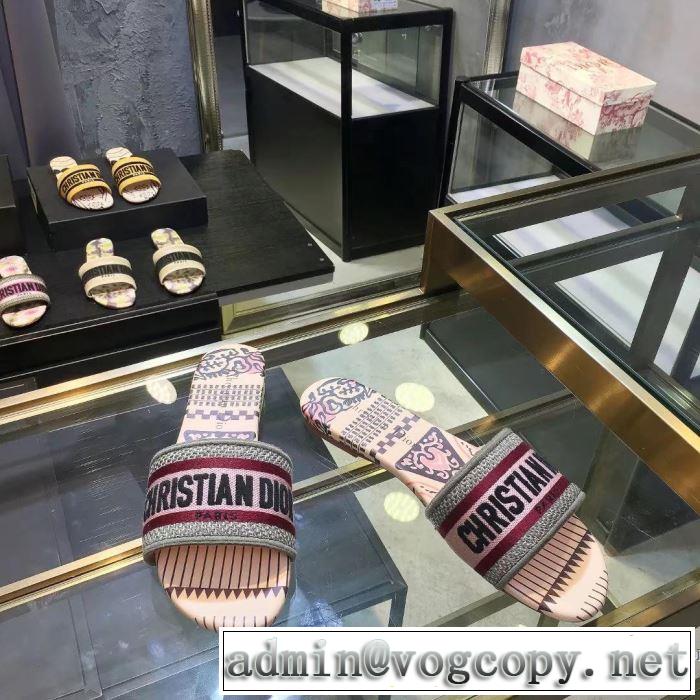 ディオール DIOR スリッパ 多色可選 2019年春夏のトレンドアイテム 高級感が好評です