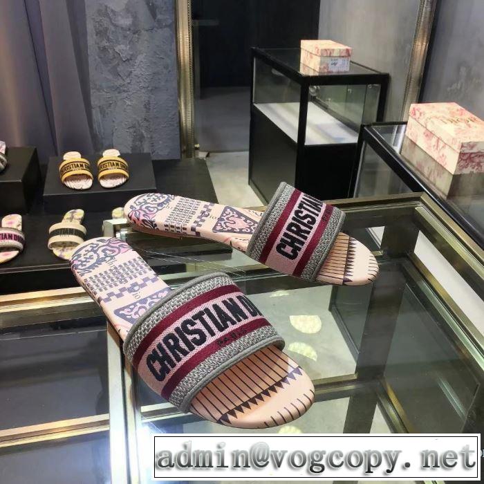 ディオール DIOR スリッパ 多色可選 2019年春夏のトレンドアイテム 高級感が好評です