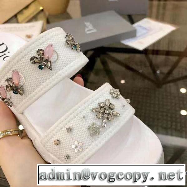 《2019年》今、注目のストリート 魅力的なカラー使い ディオール DIOR サンダル 2色可選