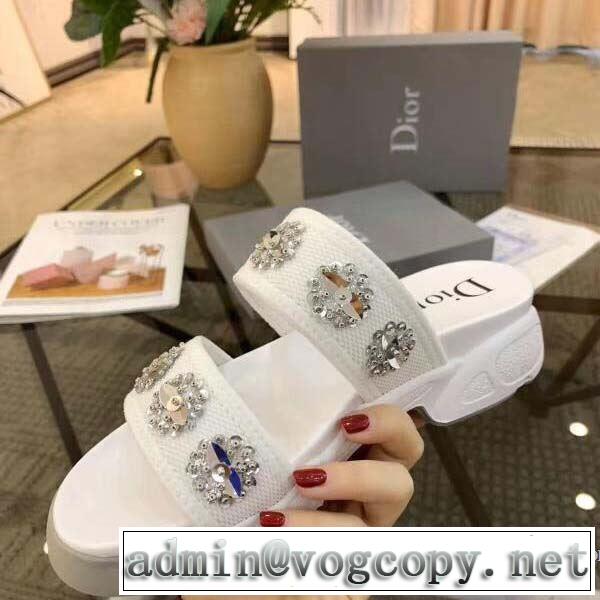 3色可選 サンダル 2019春夏も引き続き人気セール お洒落トレンド人気 ディオール DIOR