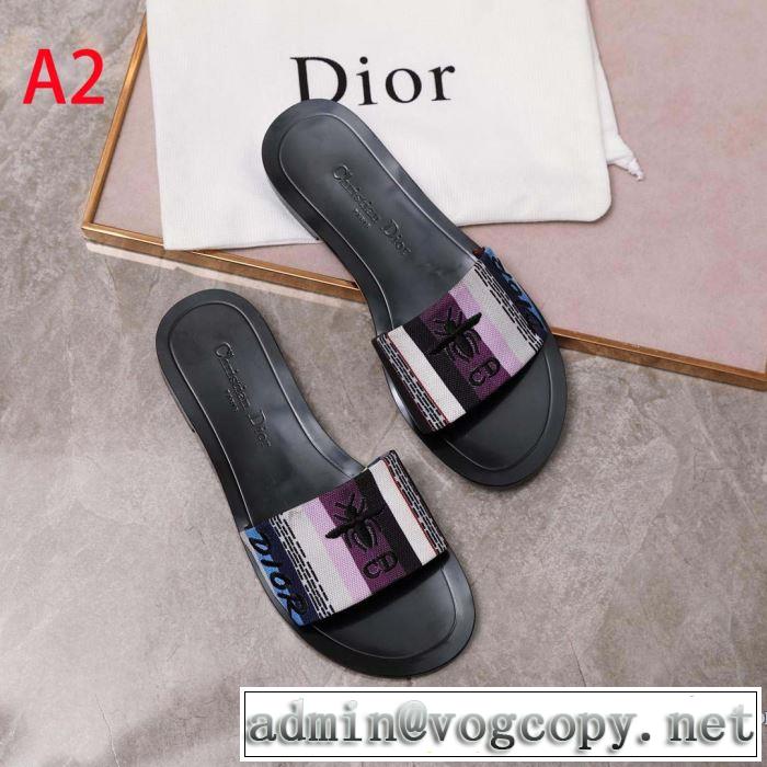 今季は特に注目ファション 2019春夏の大注目トレンド ディオール DIOR スリッパ 2色可選
