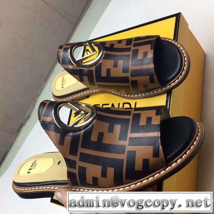 フェンディ FENDI サンダル 2019年春夏のトレンドアイテム クラシカルな雰囲気