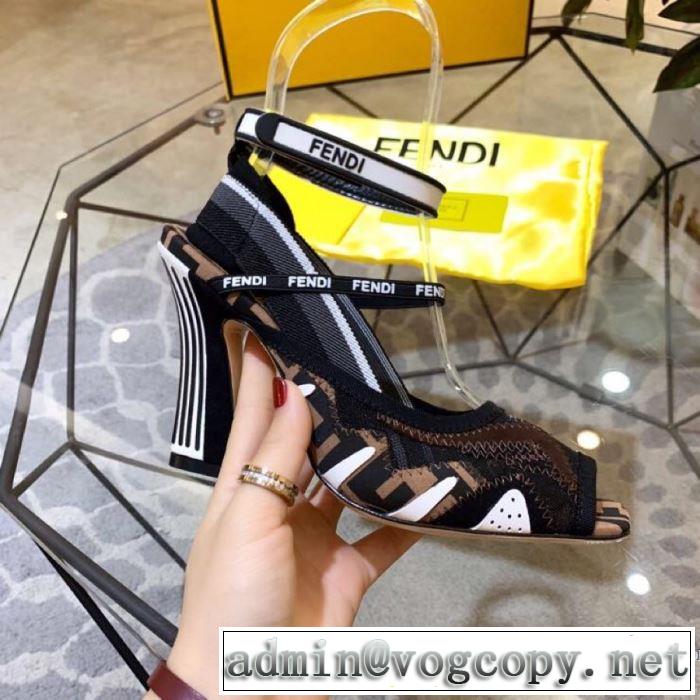 4色可選 サンダル 春夏シンプルファッションでOK！春夏の流行り2019新品  フェンディ FENDI