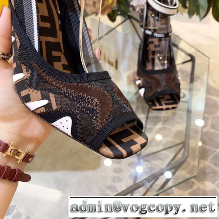 4色可選 サンダル 春夏シンプルファッションでOK！春夏の流行り2019新品  フェンディ FENDI