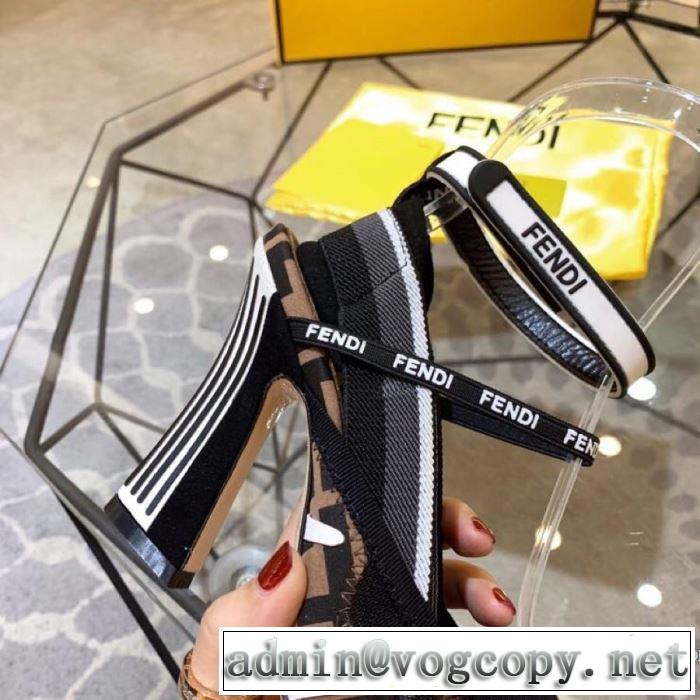 4色可選 サンダル 春夏シンプルファッションでOK！春夏の流行り2019新品  フェンディ FENDI